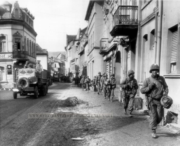 9th Infantry Division in Remagen