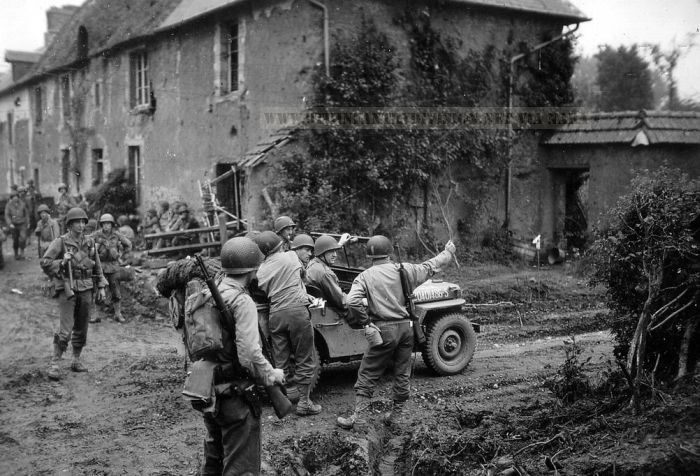 General Eddy in Normandy