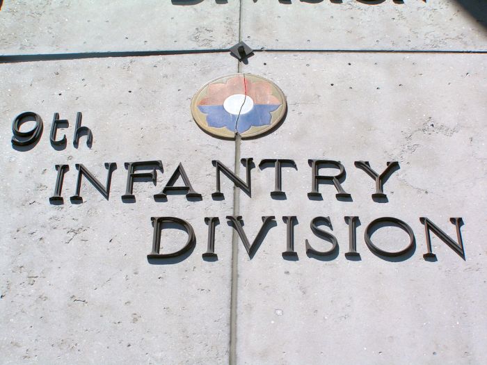 9th Infantry Division mention in Bastogne
