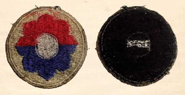 Cut-edge British made "Black back" patch.