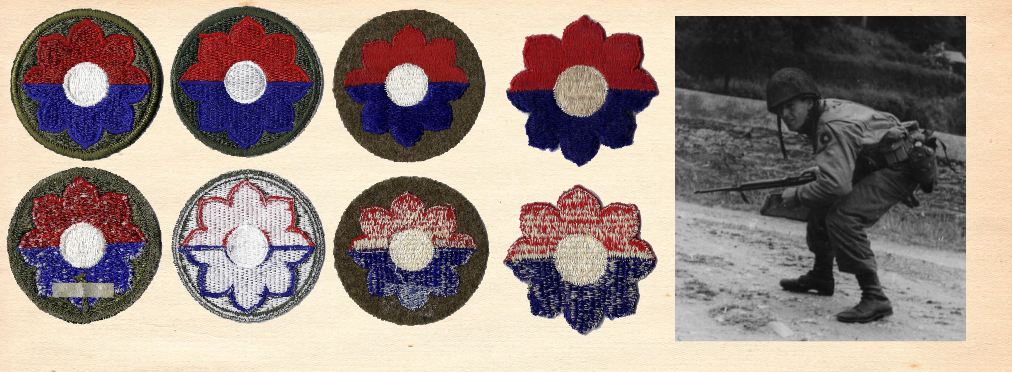 9th Infantry Division Octofoil Patches