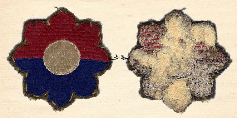 Hand sewn twill patch