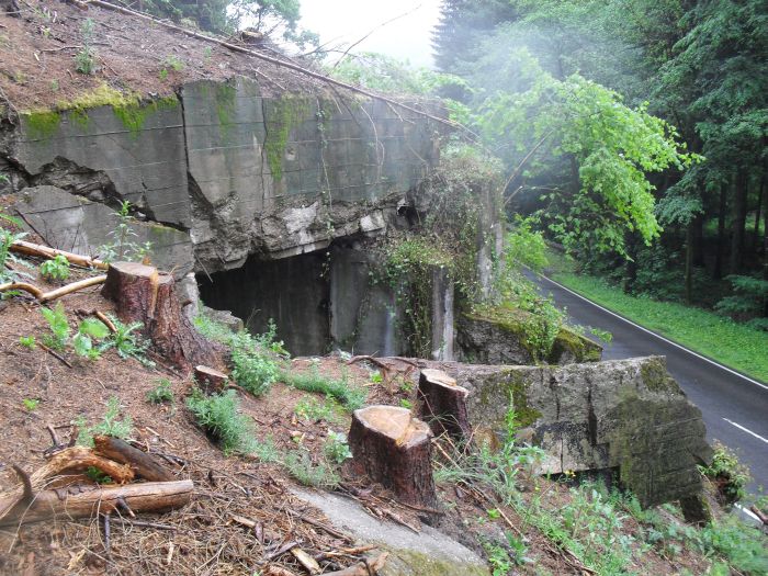 Bunker overlooking road near Zweifall