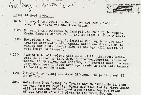 9th Infantry Division Radio Report 9th Infantry Division Radio Report