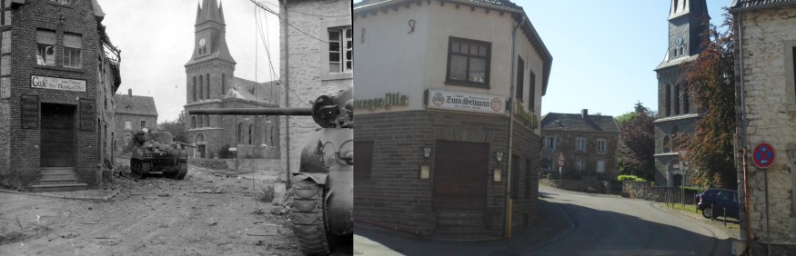 Schevenhutte in 1944 and in 2012 Schevenhutte in 1944 and in 2012
