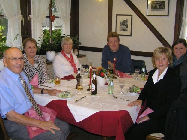 Dinner time at the hotel in Simonskall