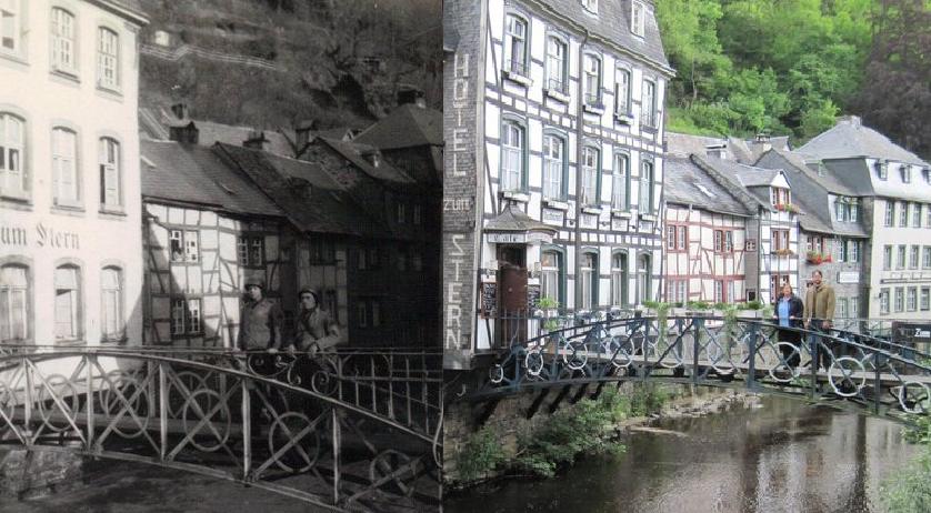 Monschau Then and Now