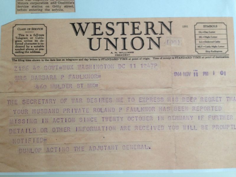 Western Union Telegram