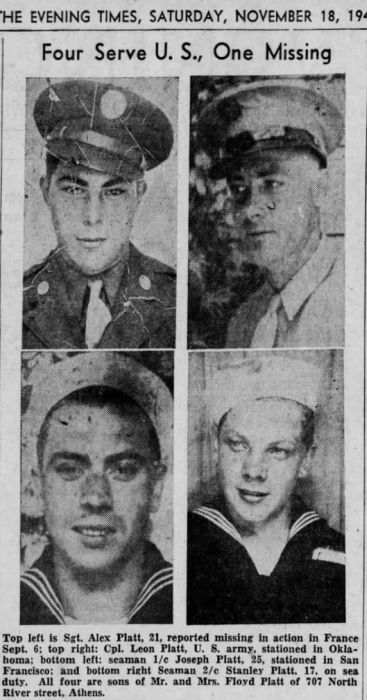 Newspaper clipping Platt Brothers