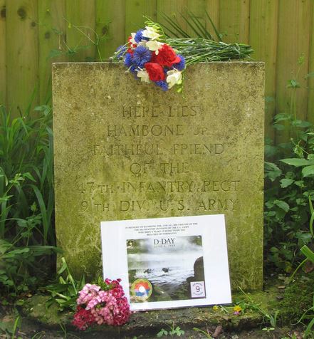 Hambone Jr. Memorial in Alresford, UK