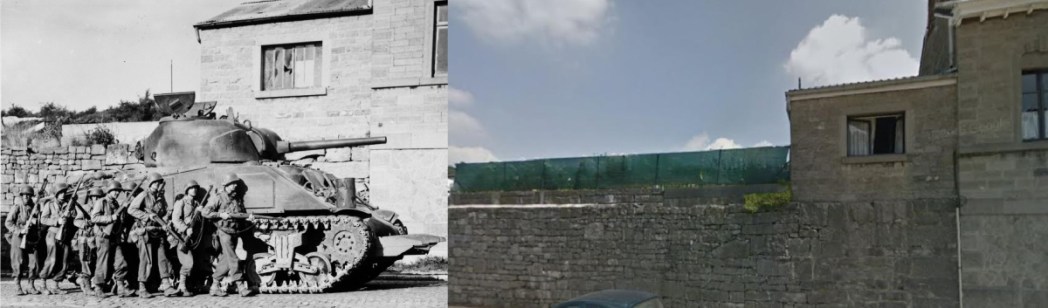 Rue Fond Leval Then and Now