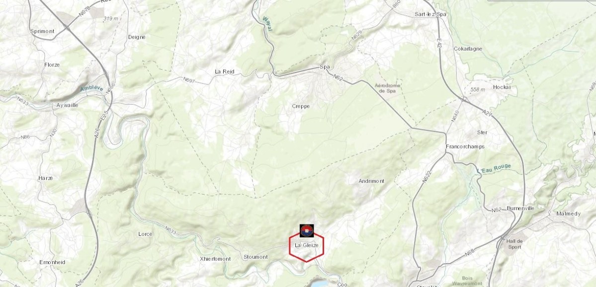 La Gleize area, Belgium.