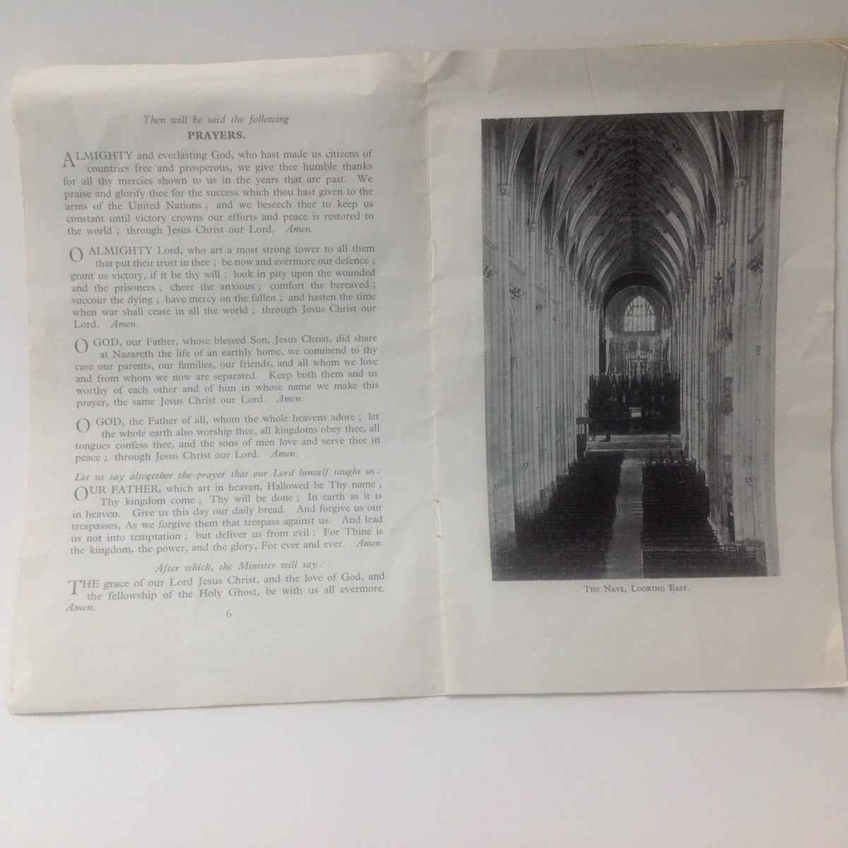 Winchester Cathedral Divisional Service Booklet - 2
