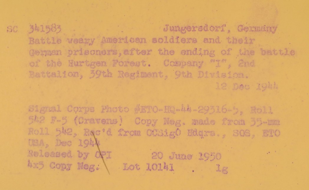 Archival picture info: I / 2nd Bn