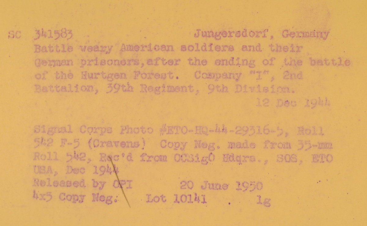 Archival picture info: I / 2nd Bn