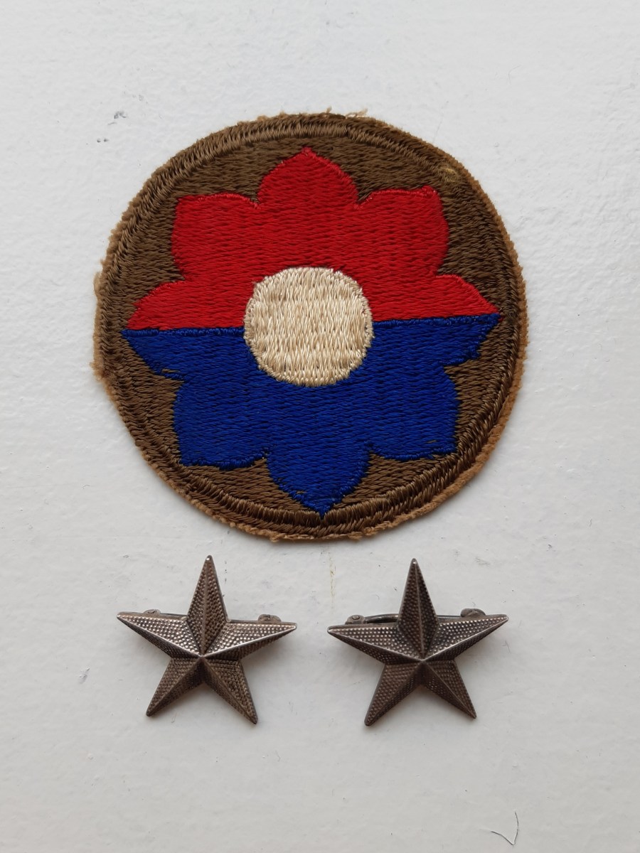 Brigadier General Donald A. Stroh's shoulder patch and General stars.