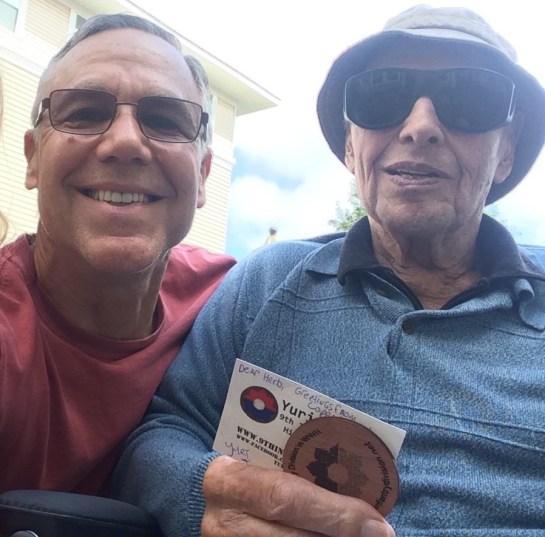 Herb Schader and one of his sons John.