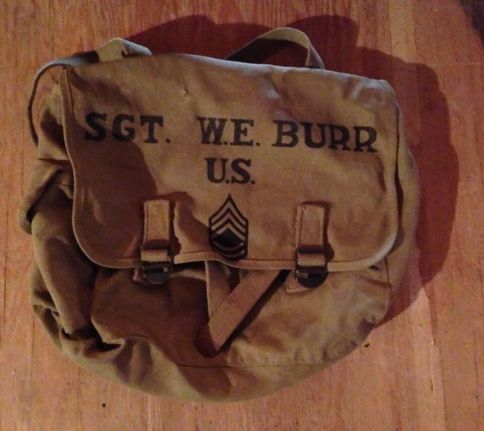 Wallace Burr's original Musette Bag.