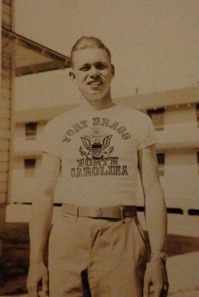 Wallace E. Burr at Fort Bragg.