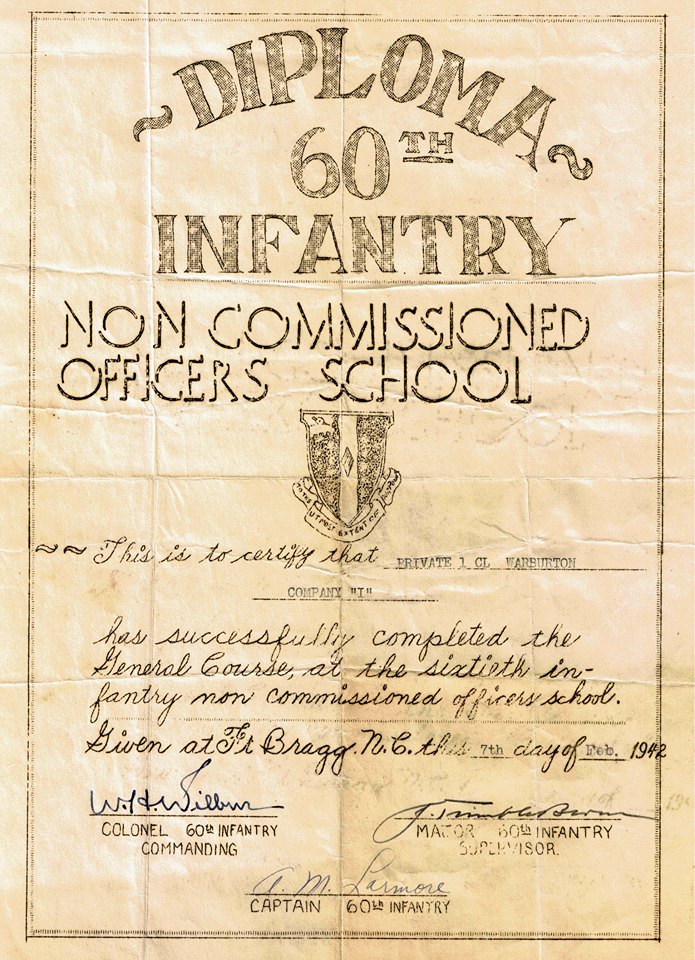 William Warburton's Diploma