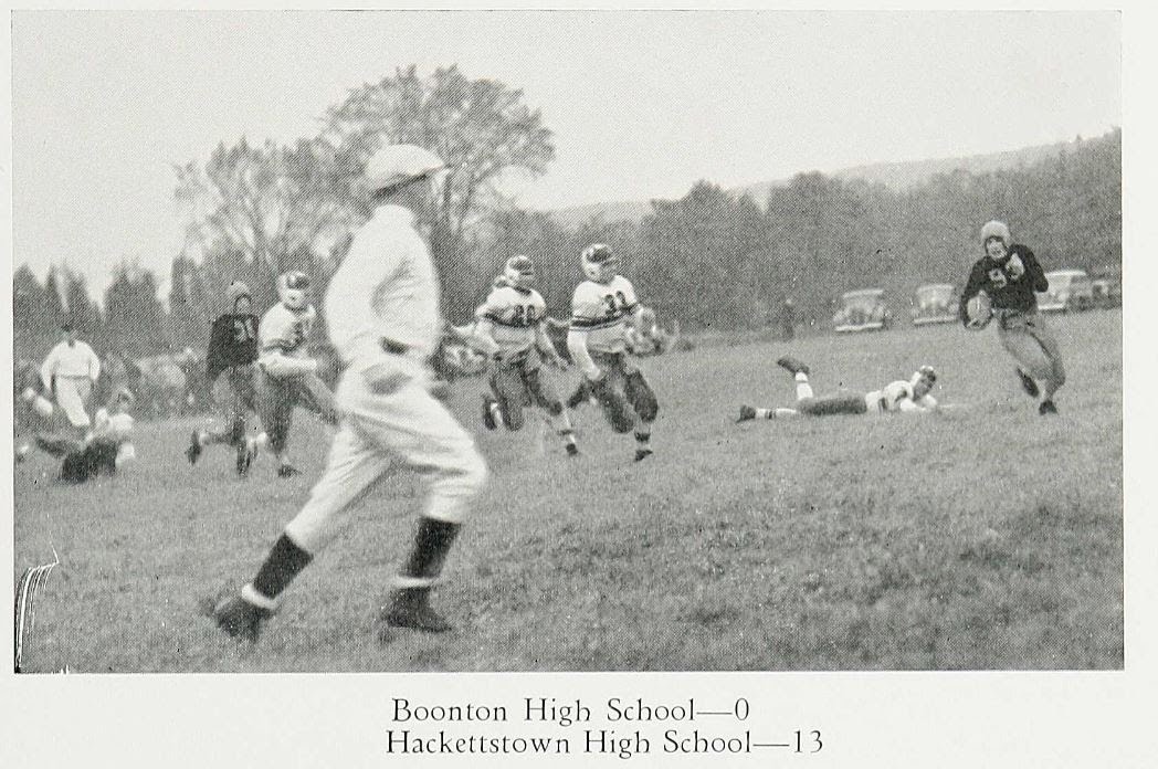 Bruce Schmeal #93 1937 vs. Boonton