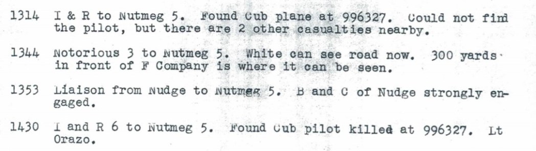Cub Plane found 12 October 1944