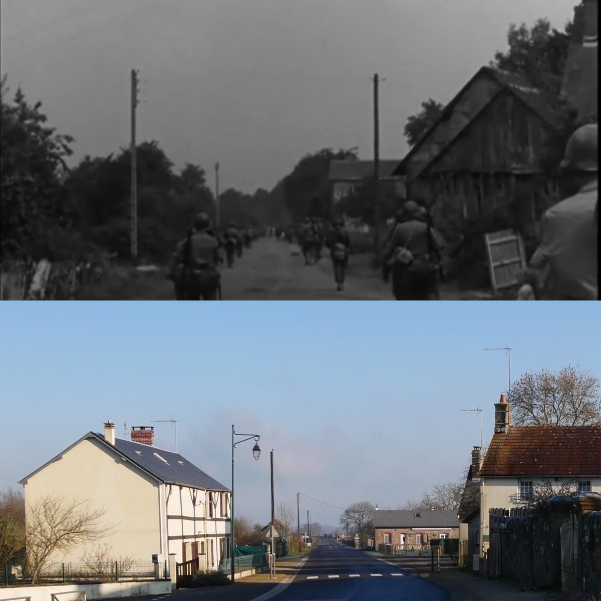 4. Advancing further north on the Rue de Commerce.