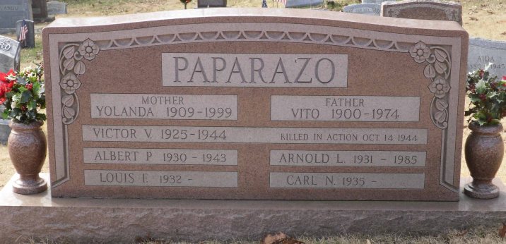 Paparazo family grave