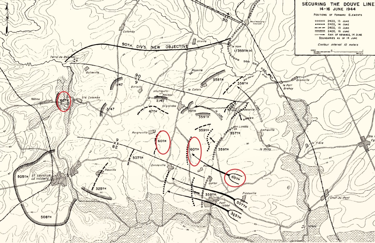 60th Infantry Regiment Normandy